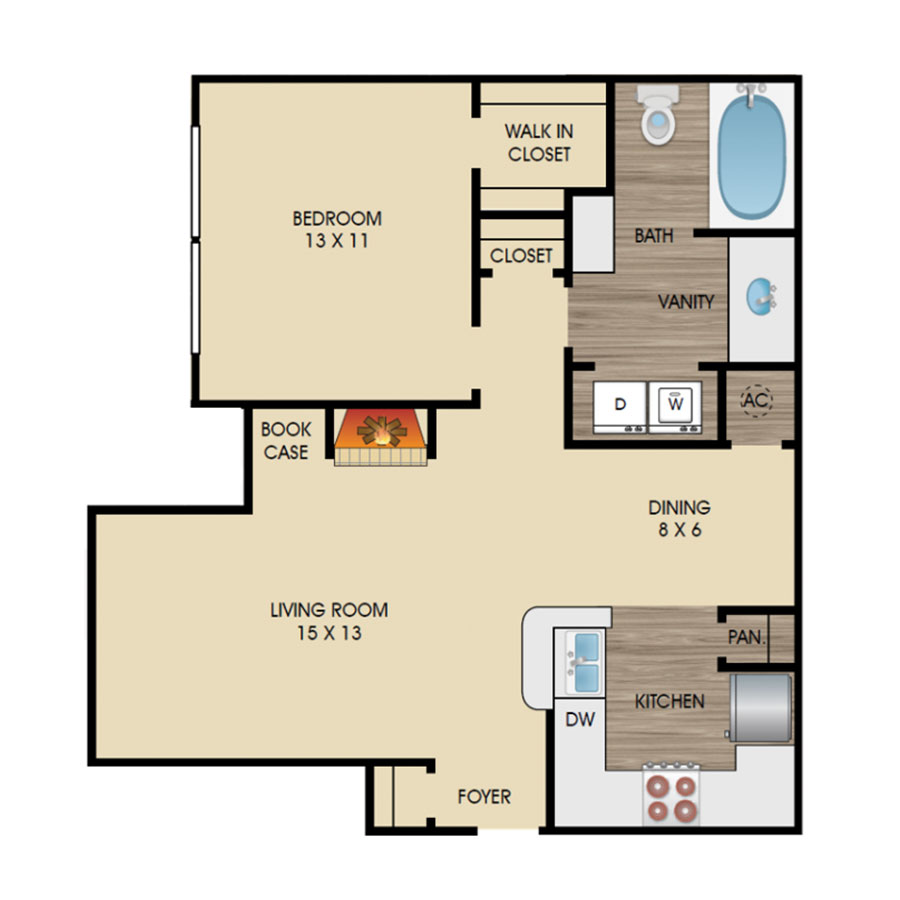 Brazos 2 - 2nd Floor floorplan layout