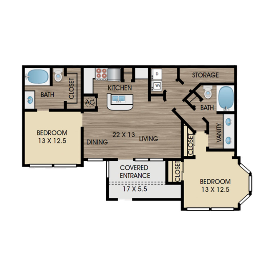 Oasis - 1st Floor floorplan layout
