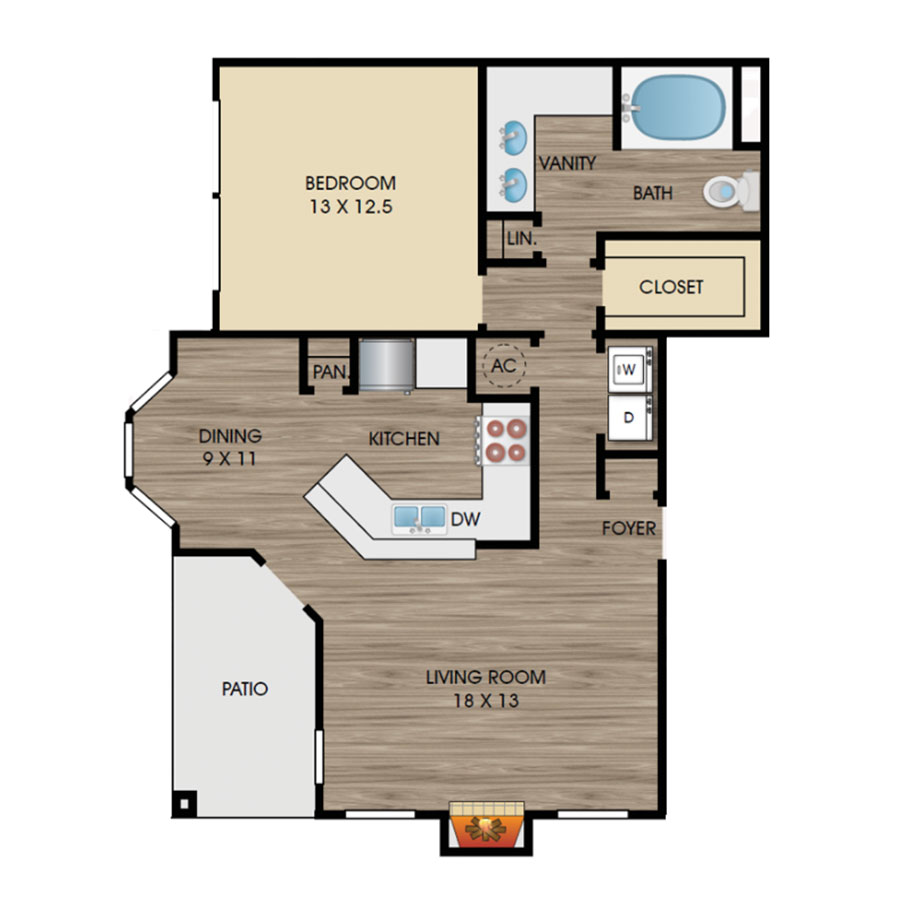 Dixie - 1st Floor floorplan layout