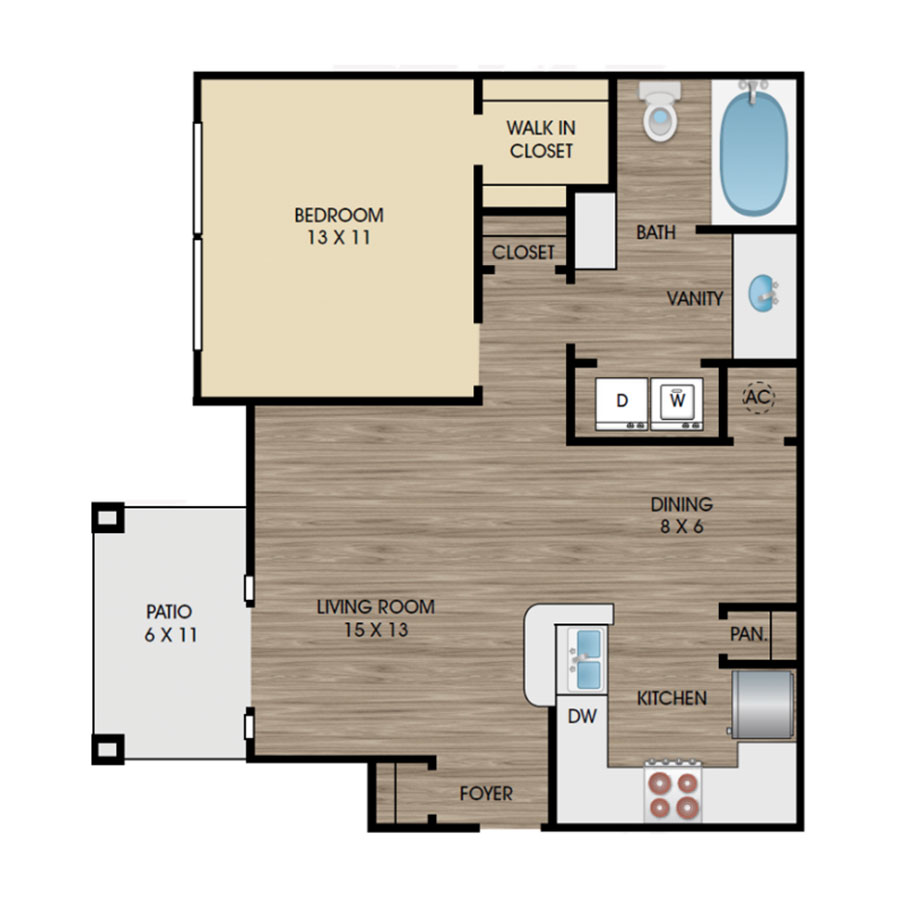 Brazos - 1st Floor floorplan layout
