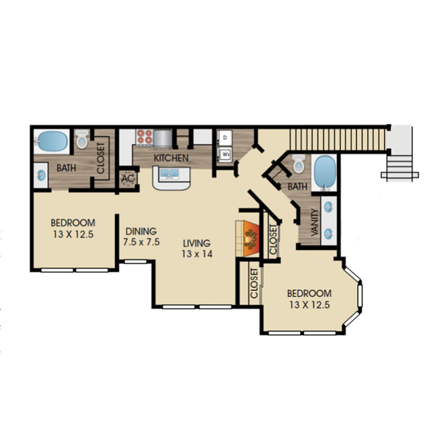 Oasis SR - 2nd Floor floorplan layout