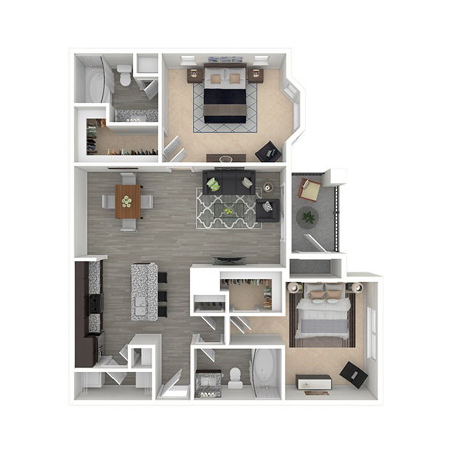 B2 - Kohrville floorplan layout