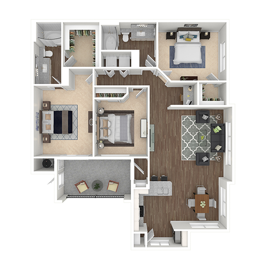 C1 - Tomball floorplan layout