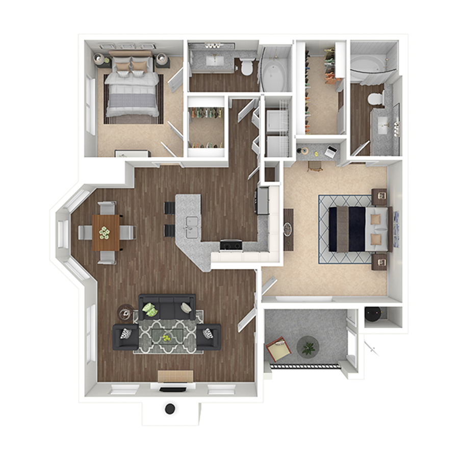 B3 - Vintage Park floorplan layout
