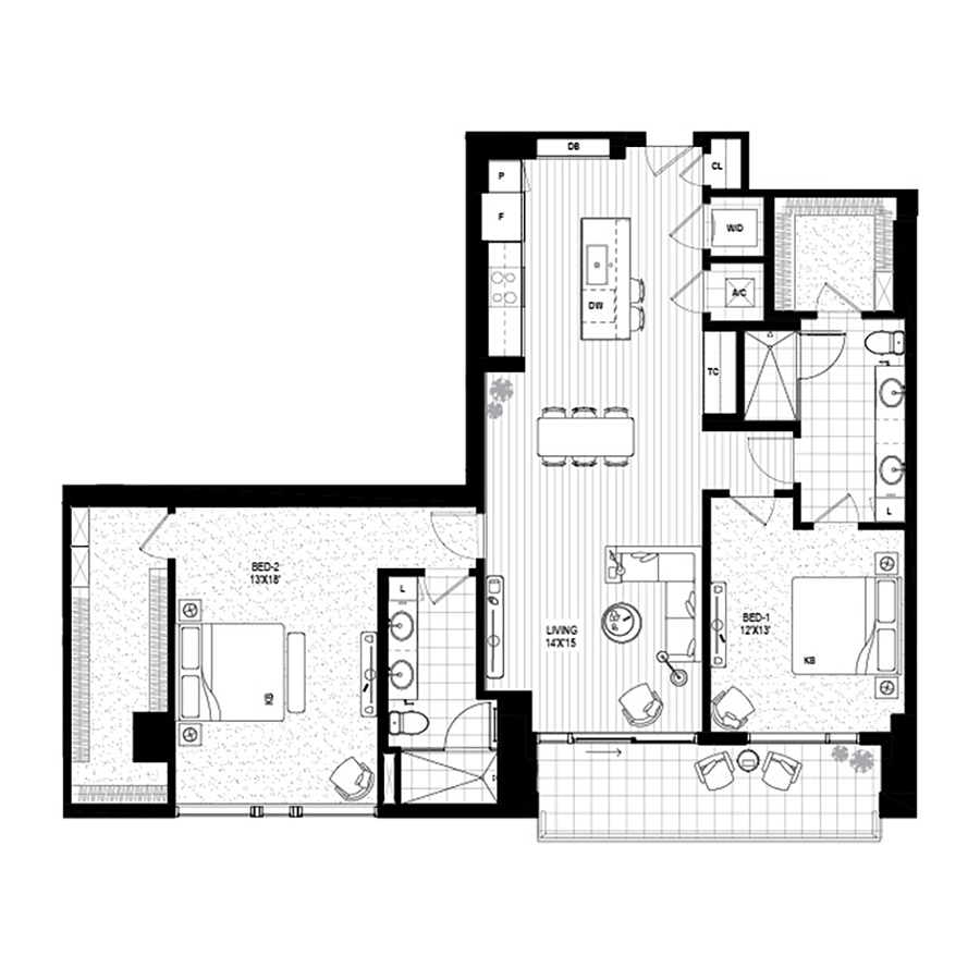 B2.1 floorplan layout