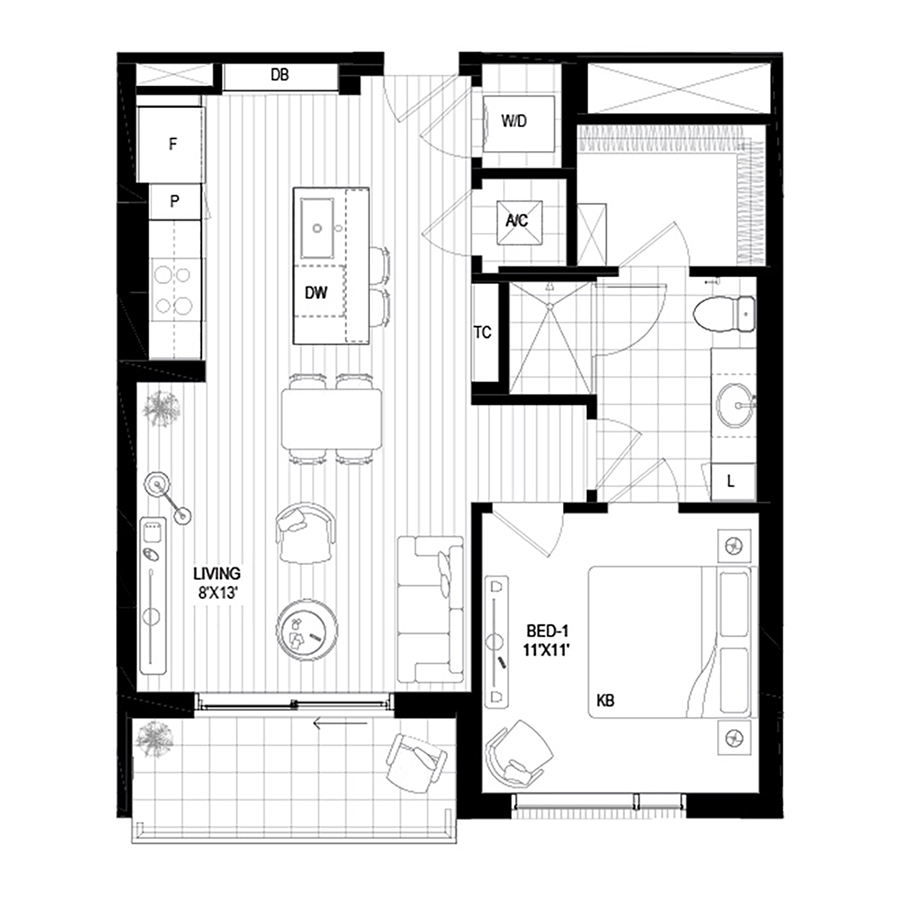 A1.1 floorplan layout