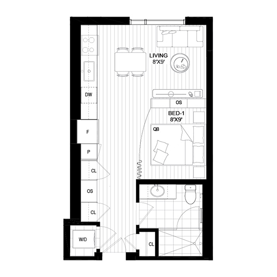 M1 floorplan layout