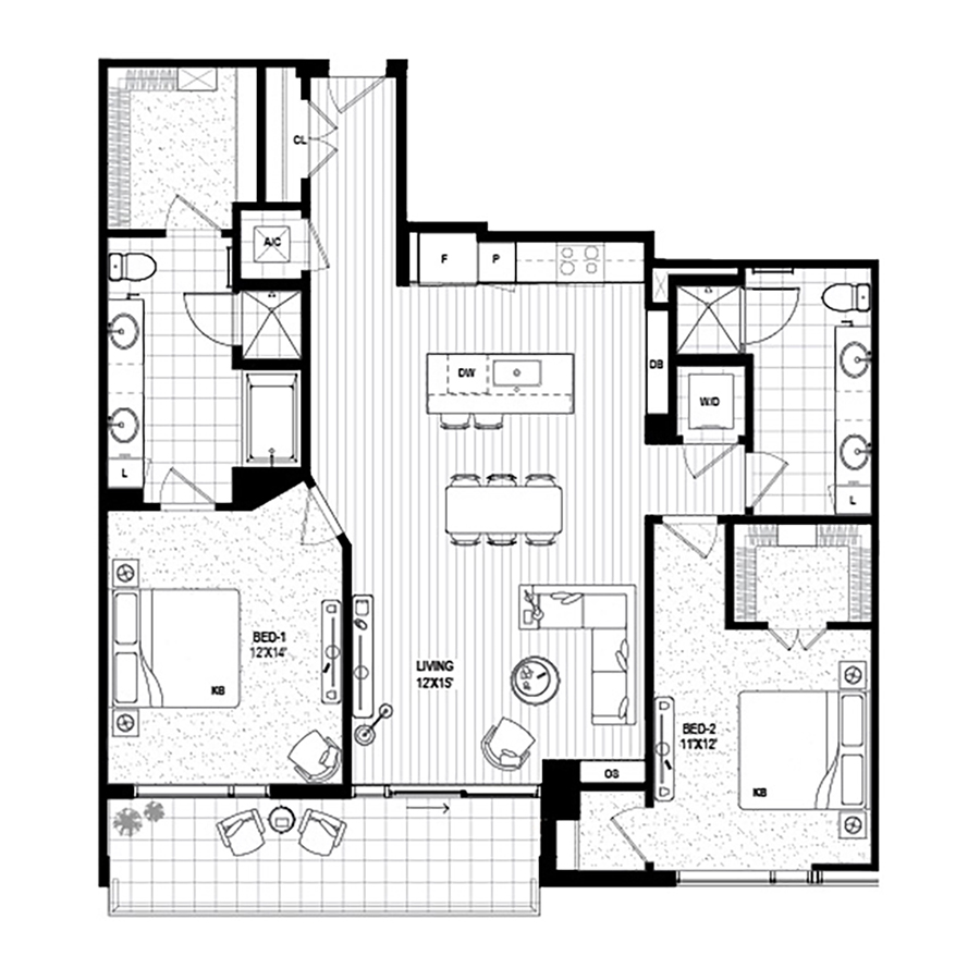 B1.2 floorplan layout