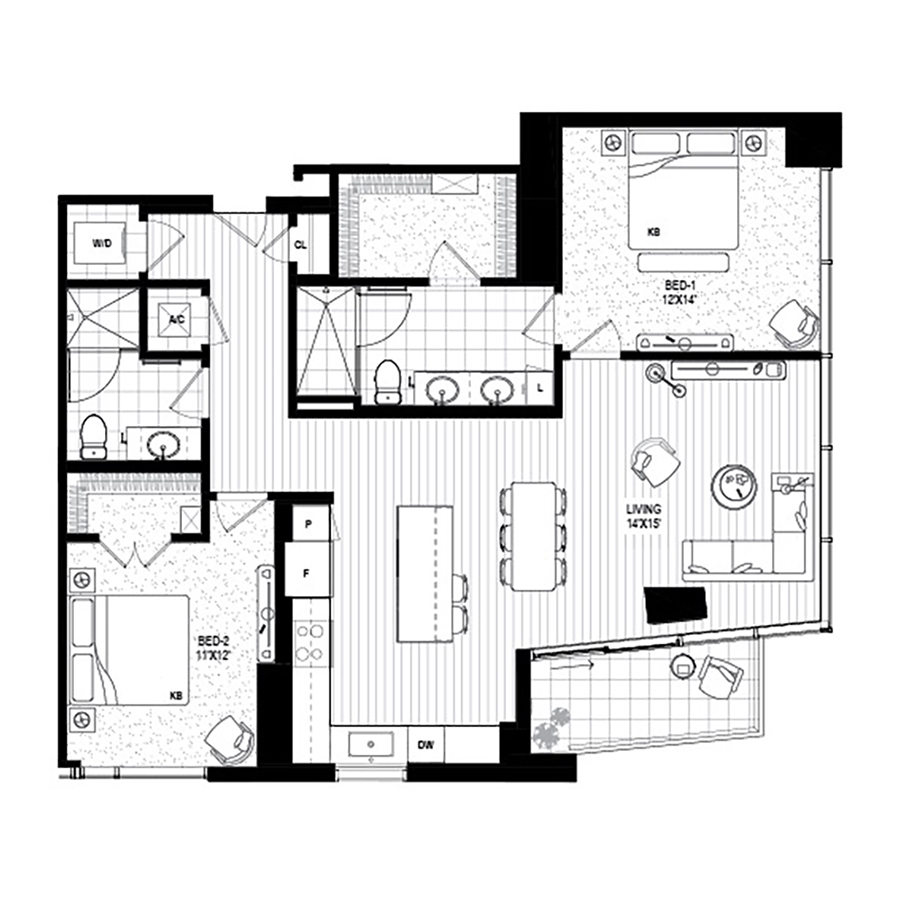 B1.3 floorplan layout