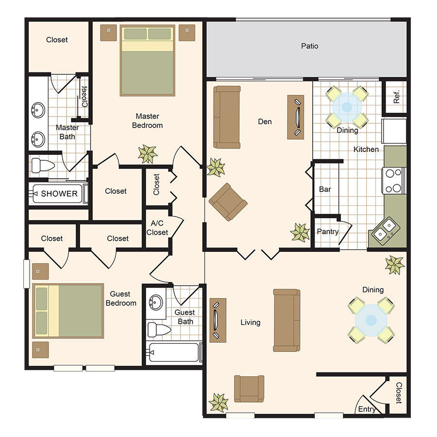 I2 floorplan layout