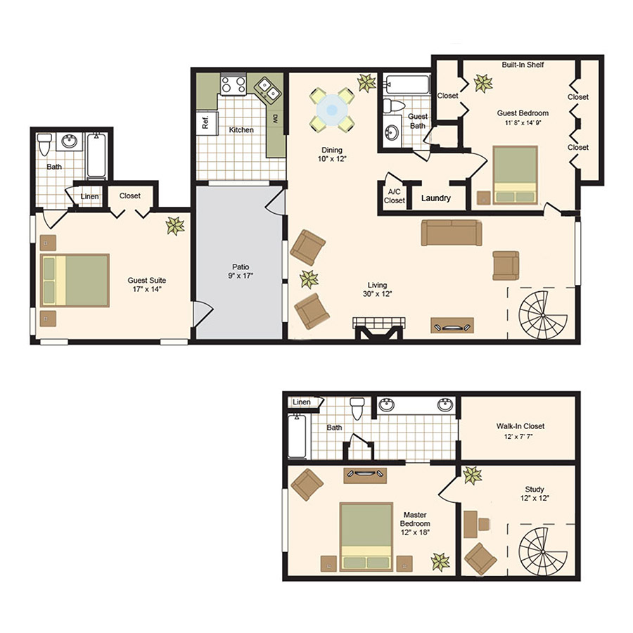 L1 floorplan layout