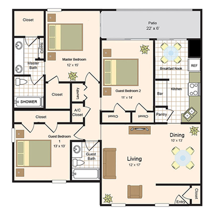 K3 floorplan layout