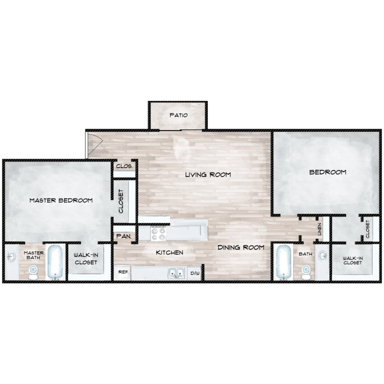 B2 floorplan layout