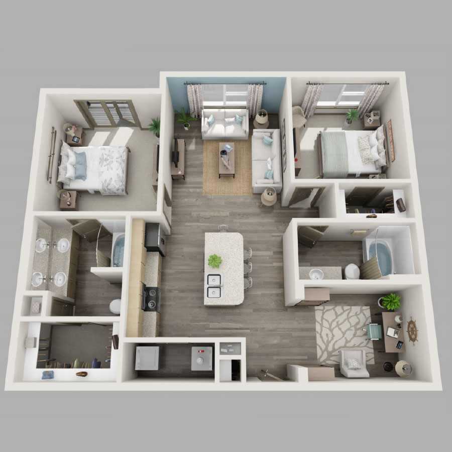 B2 floorplan layout