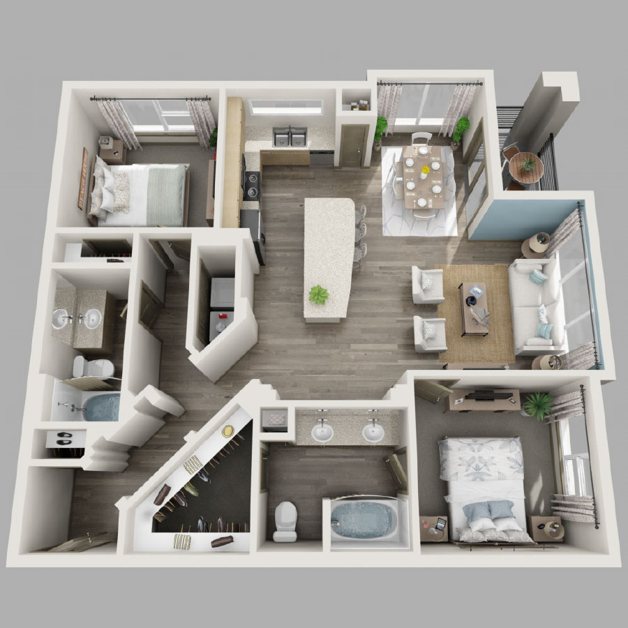 B3 floorplan layout