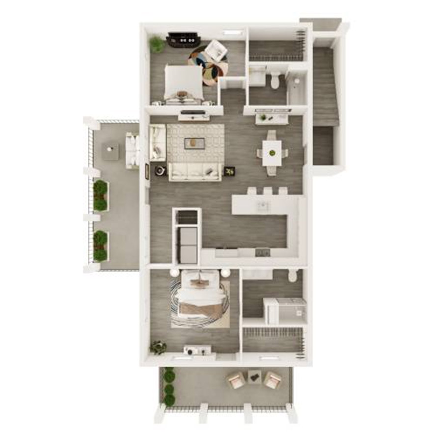 Loft floorplan layout