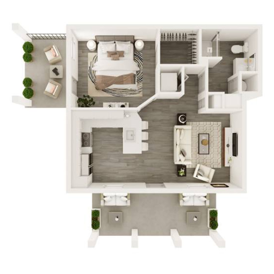 Garden Home floorplan layout