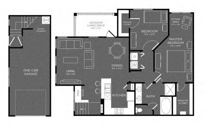 B2 T floorplan layout