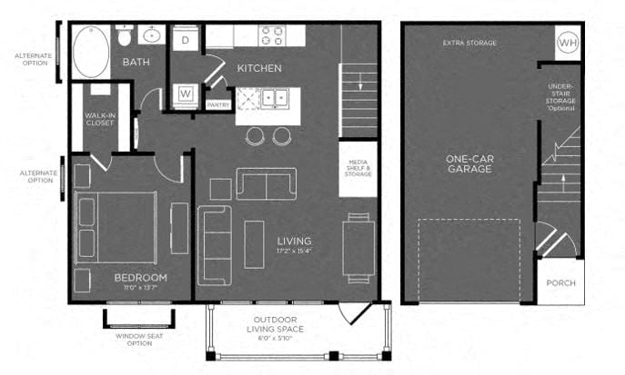 A4 1T floorplan layout
