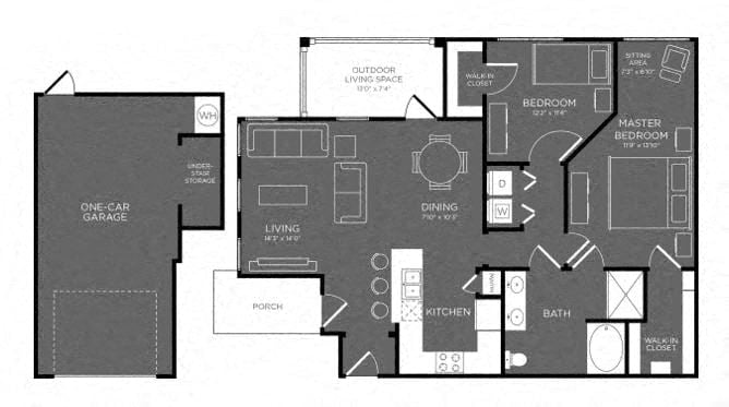 B1 T floorplan layout
