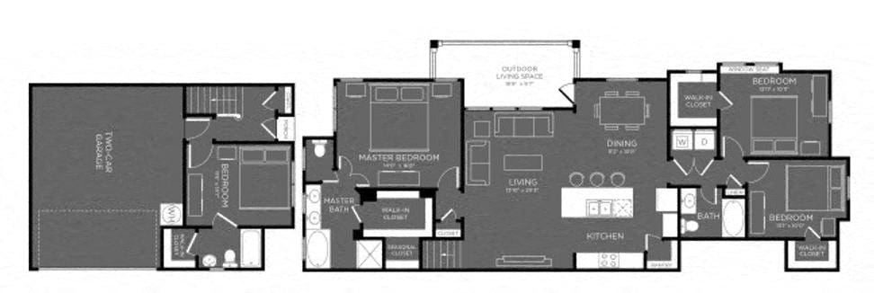 D1 T floorplan layout