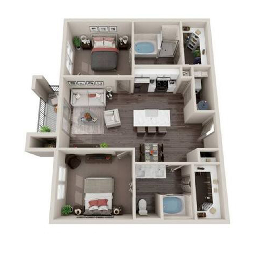 B2 floorplan layout