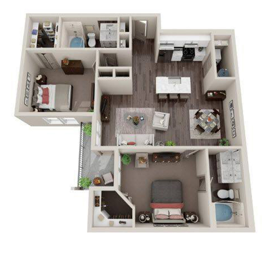 B3 floorplan layout