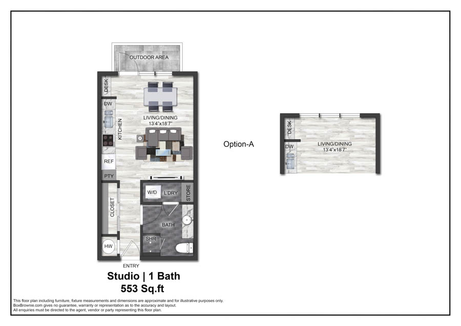 S1 floorplan layout