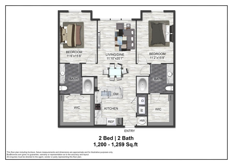 B3 floorplan layout
