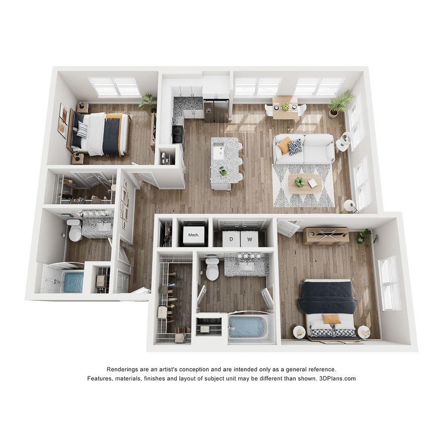 B3 floorplan layout