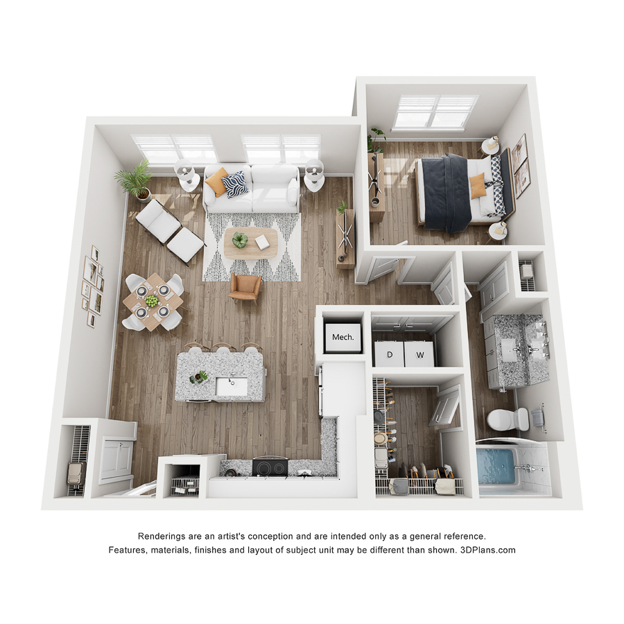A4 floorplan layout