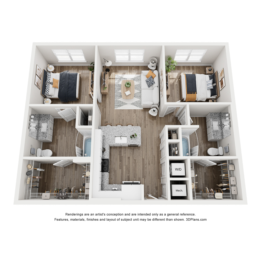 B1 floorplan layout