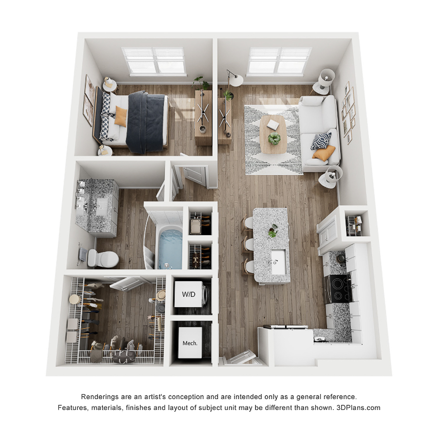 A1 ALT floorplan layout