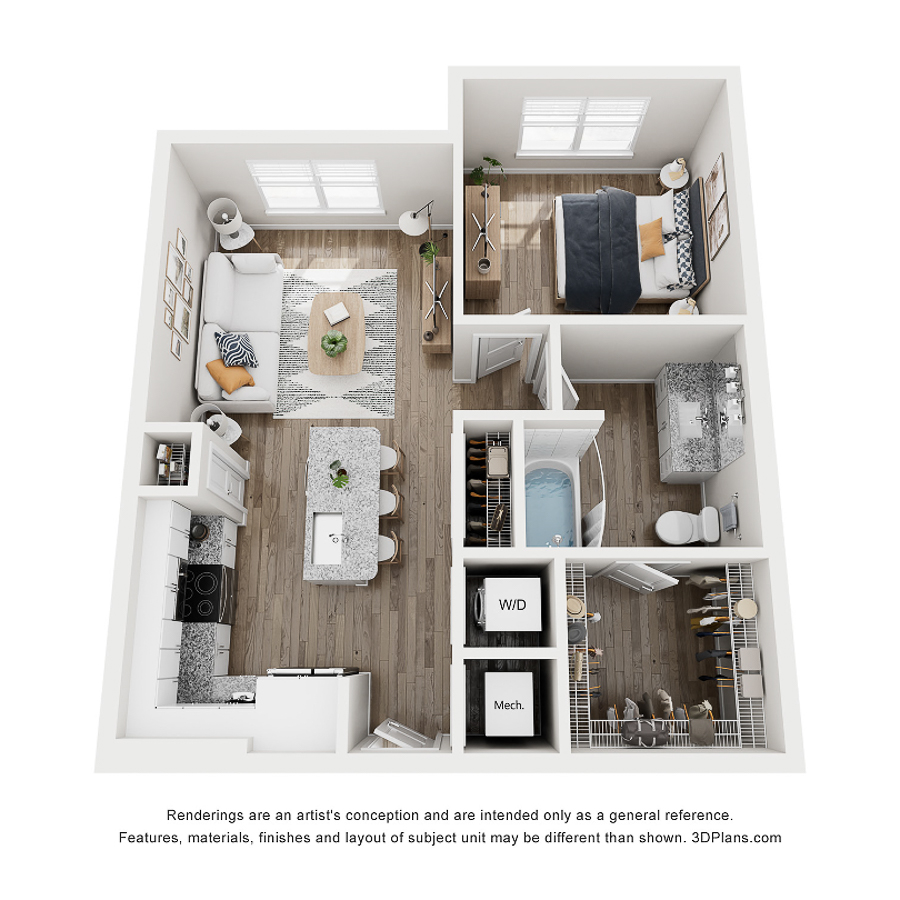 A1 floorplan layout