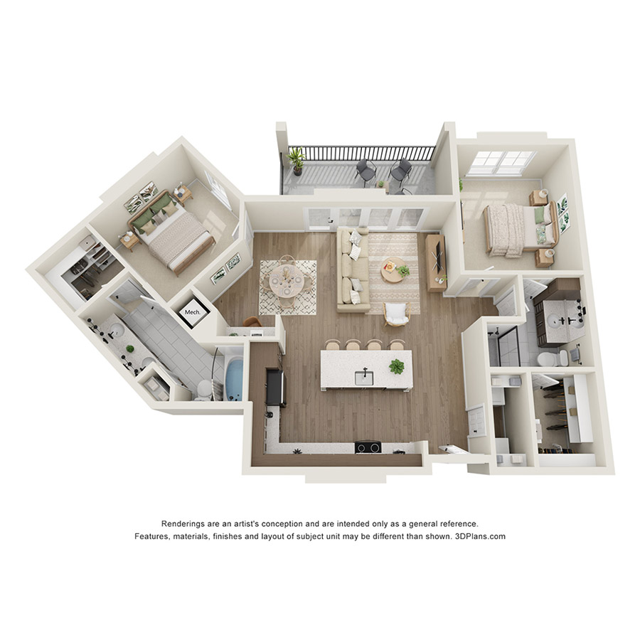 B3 floorplan layout