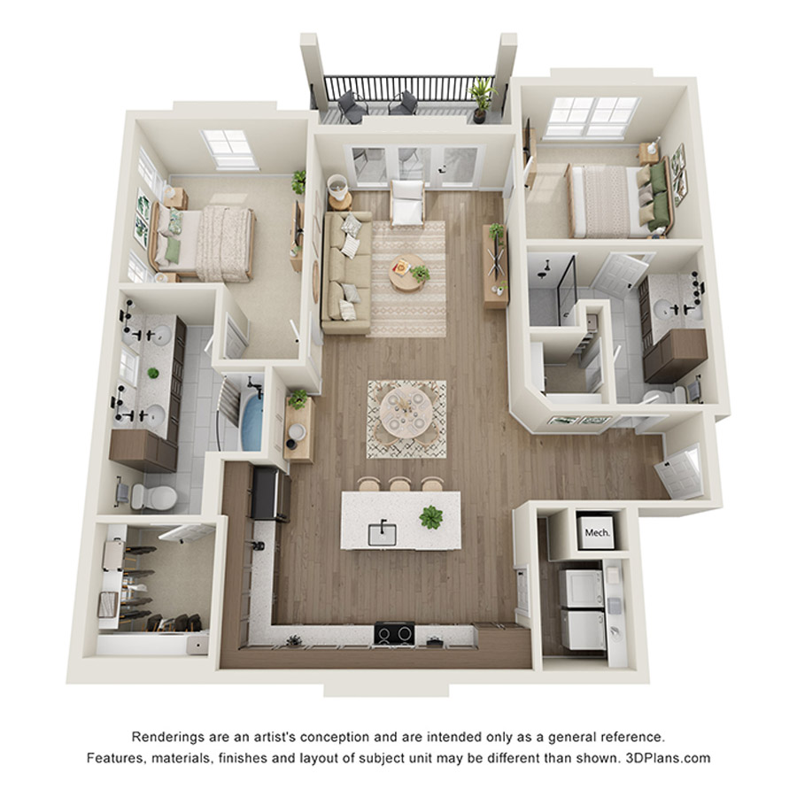 B2 floorplan layout