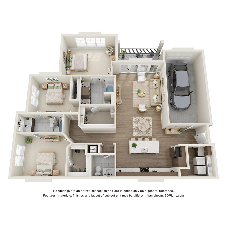 C1 floorplan layout