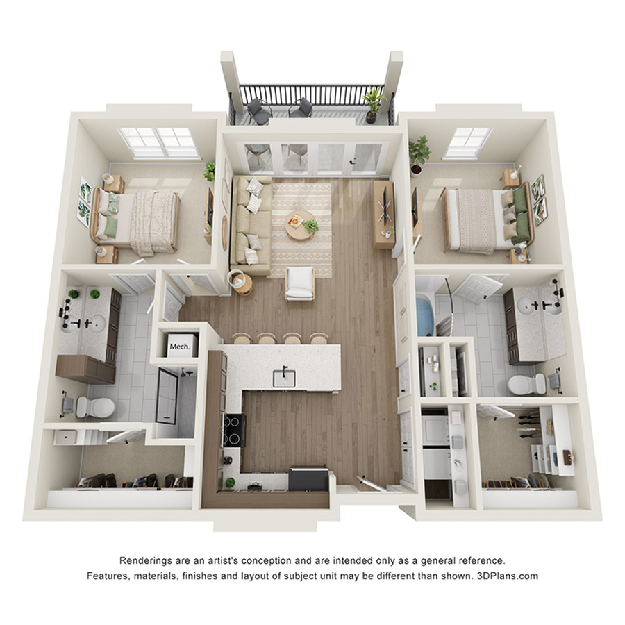 B1 floorplan layout