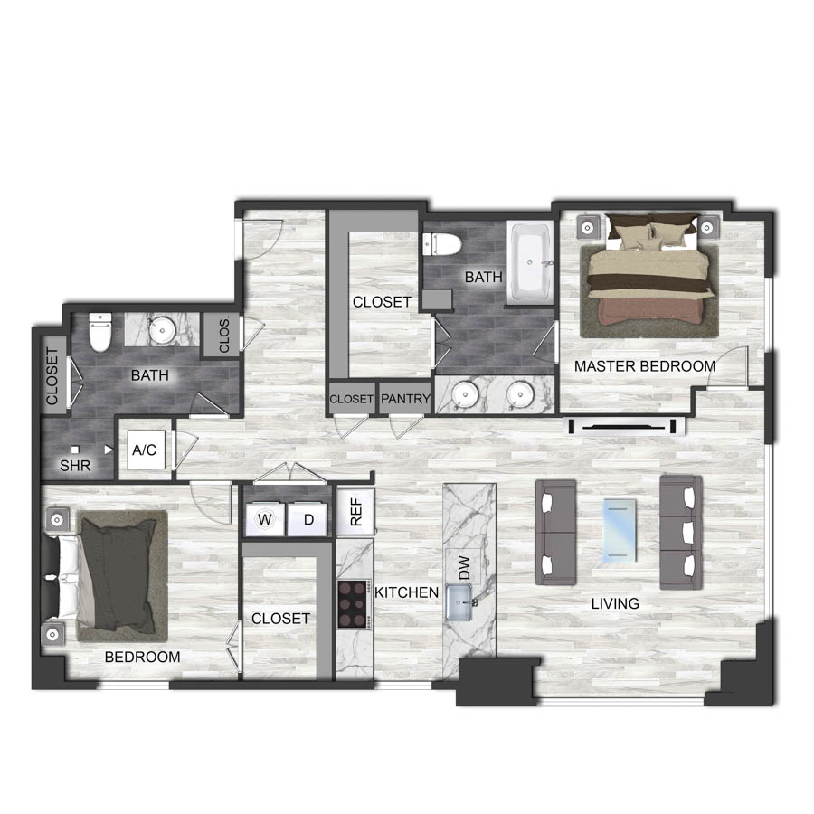 B2 floorplan layout
