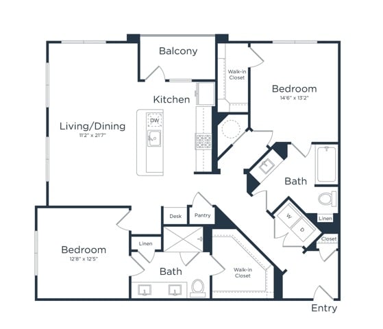 B2 floorplan layout