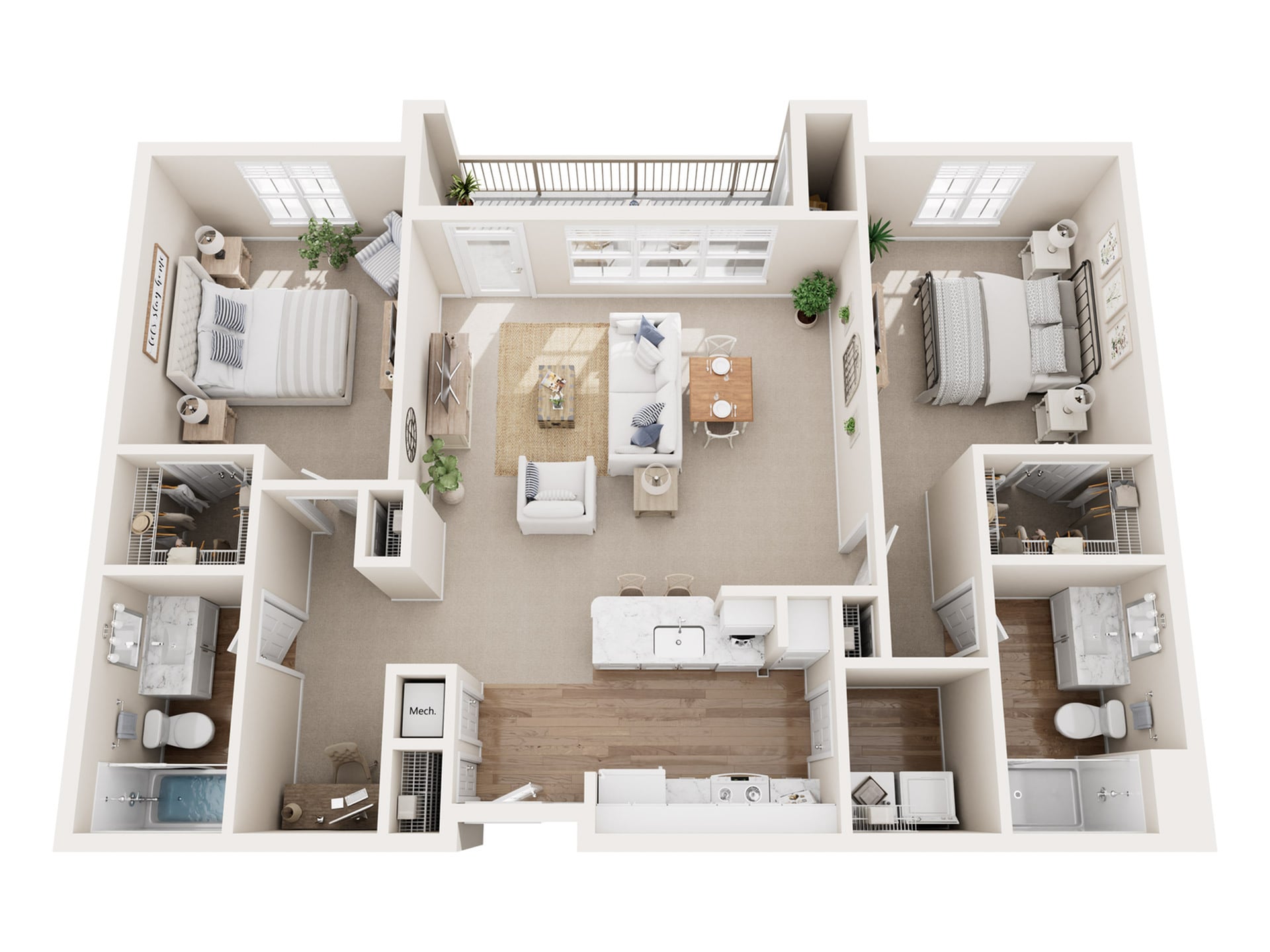 Royal Oaks 1- B2 floorplan layout