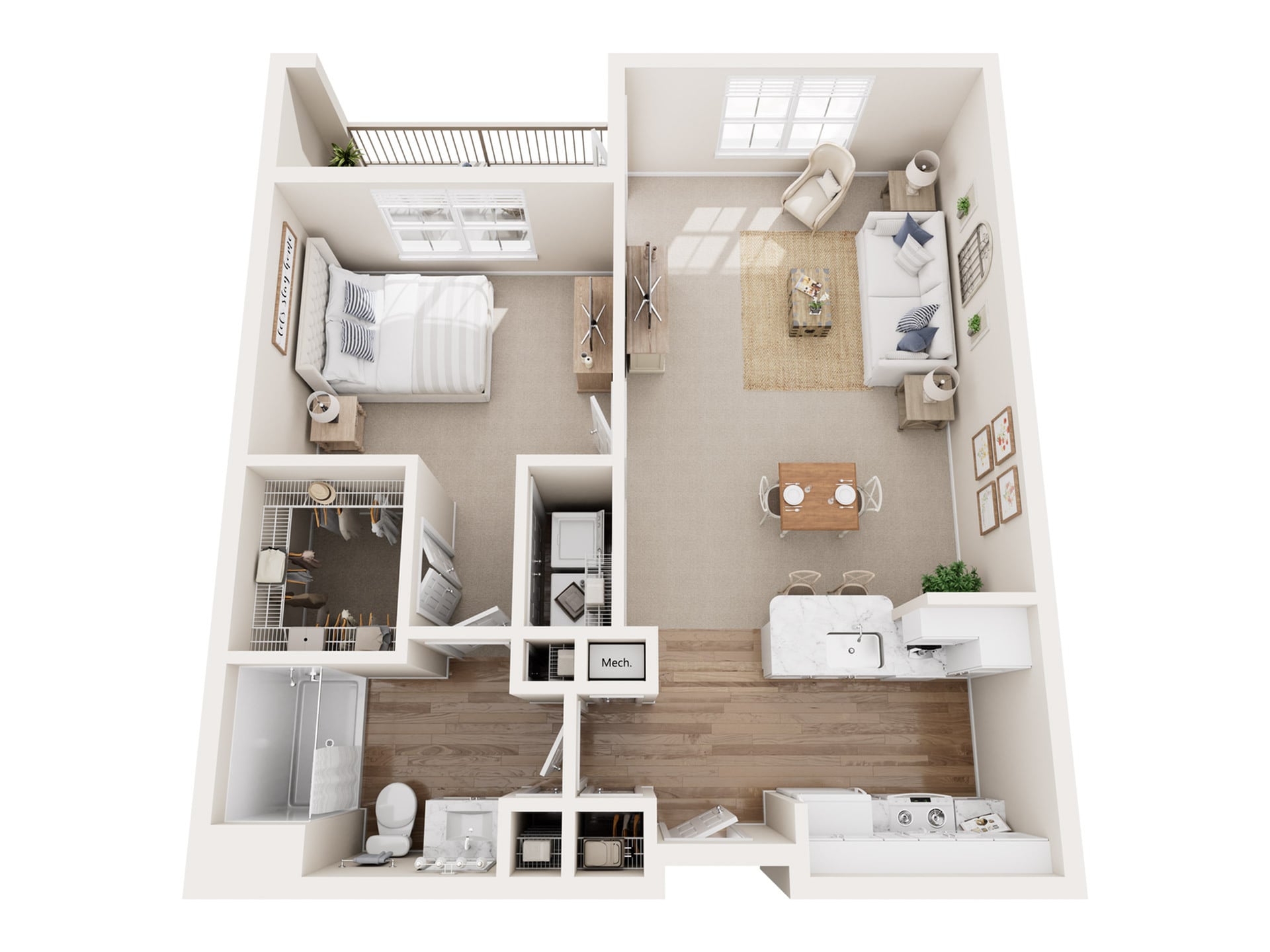 Royal Oaks 1- A2 floorplan layout