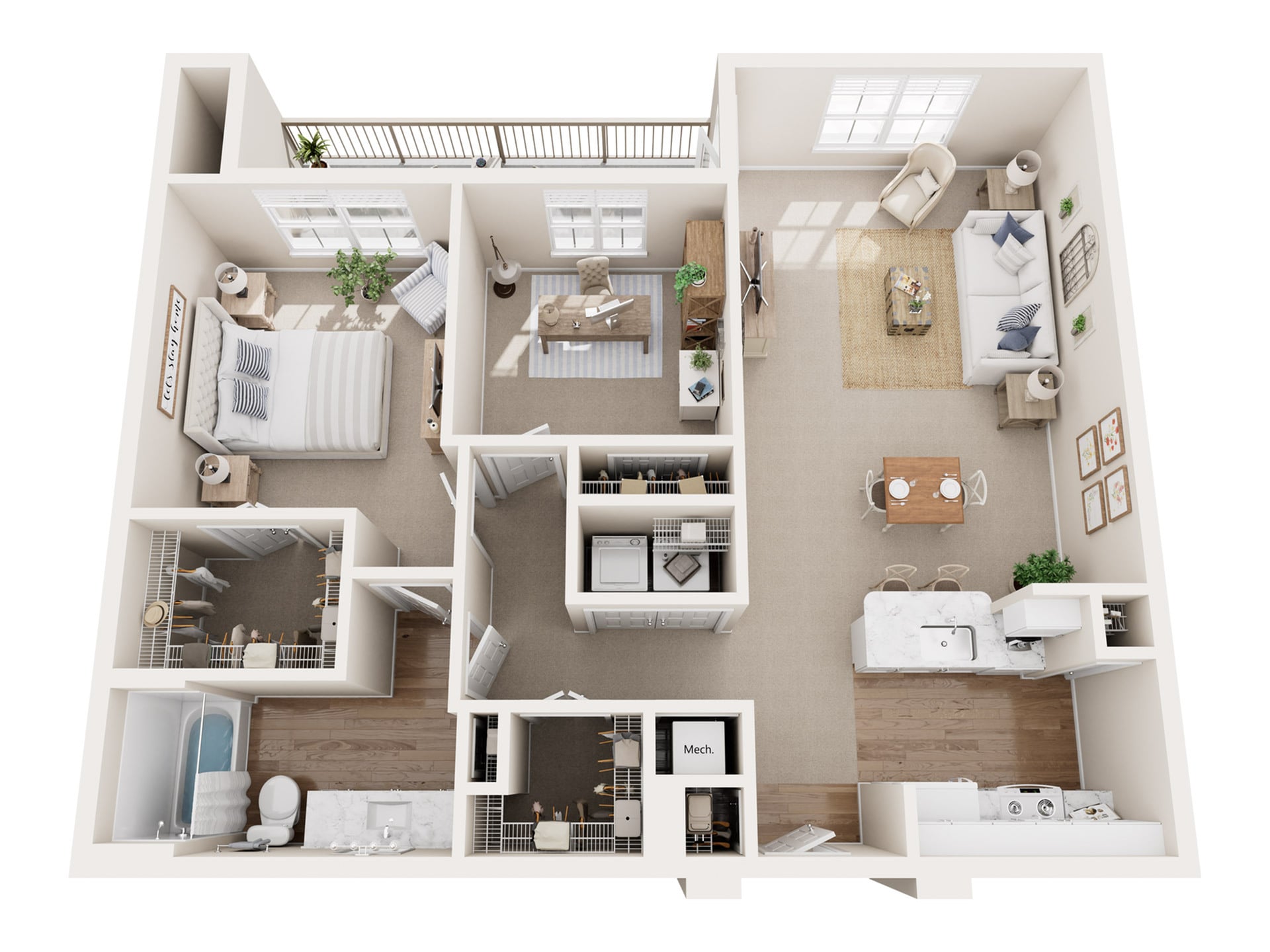 Royal Oaks 1- A3 floorplan layout