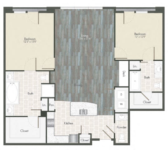 B2 floorplan layout