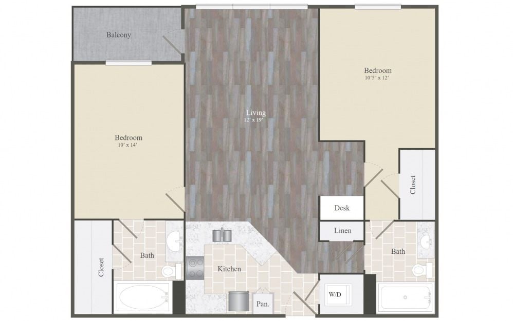 B floorplan layout