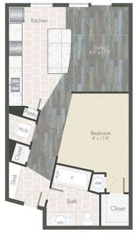A floorplan layout