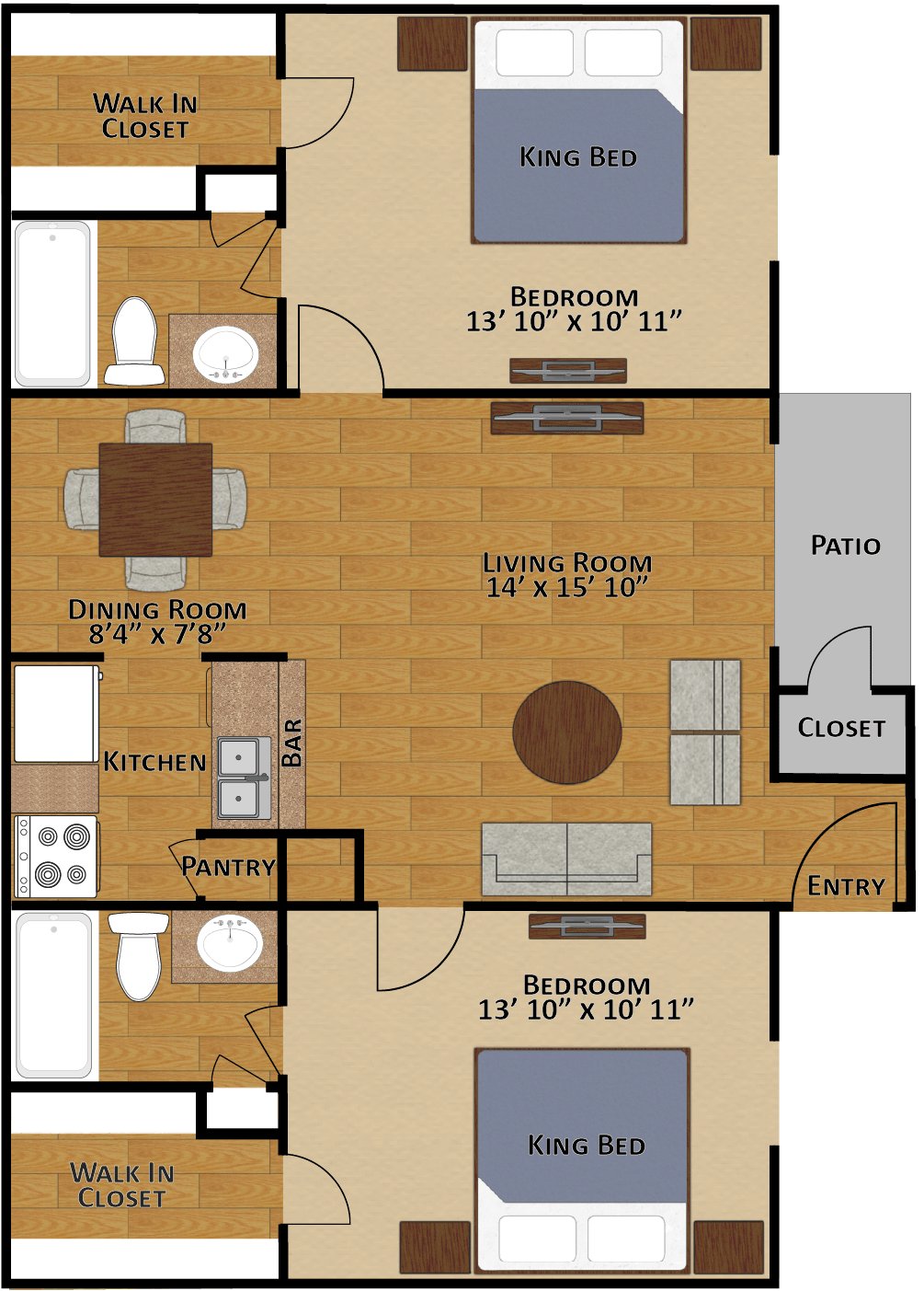 Elm floorplan layout