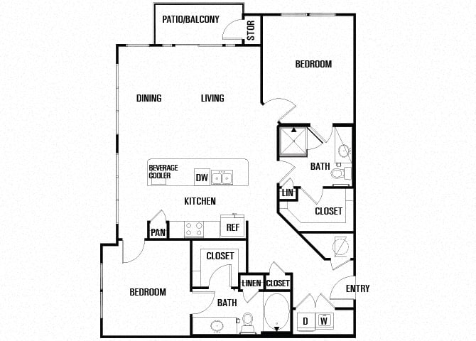 B3 floorplan layout
