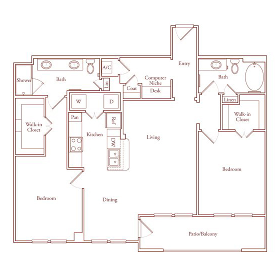 Seville 3 floorplan layout