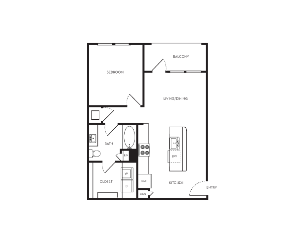 Oak floorplan layout